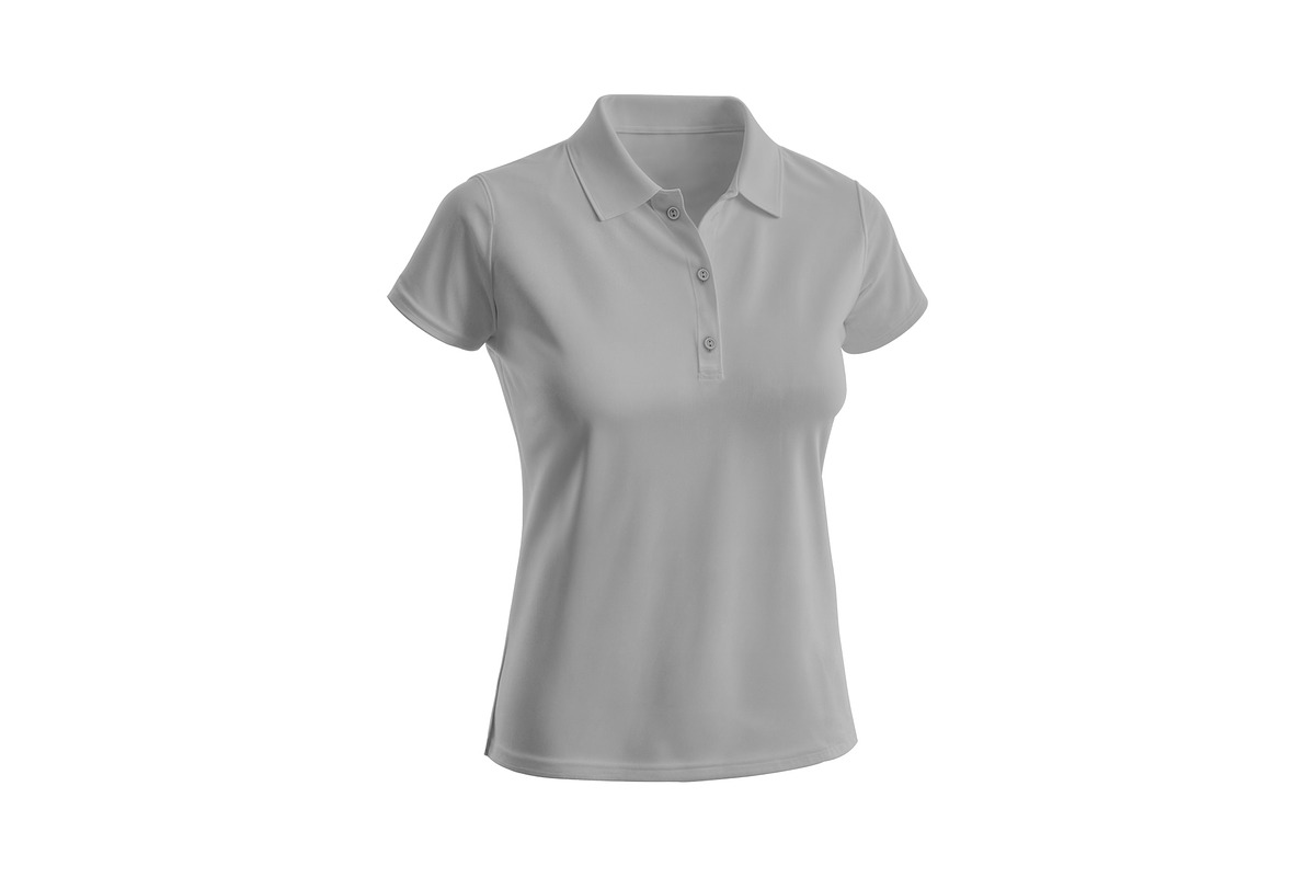 Women Polo T-shirt Mockup, a Shirt Mockup by mockupbuys (Photo 2 of 3)