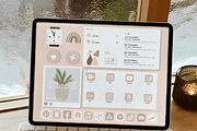 Latte Creme iOS Wallpaper Icon Pack, a Wallpaper Graphic by BeeRubby (Thumbnail 5 of 9)