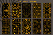 20 Art Deco Seamless Vector Patterns, a Pattern Graphic by CatJello Graphics (Thumbnail 8 of 23)