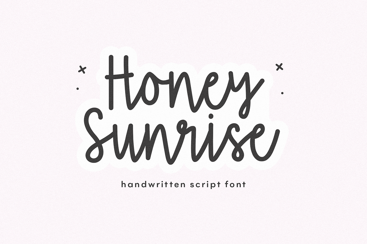 Honey Sunrise | Script Font, a Script Font by KA Designs (Photo 1 of 10)