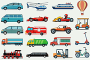 Vehicles Collection - SVG Bundle, a Transportation Illustration by Palleon (Thumbnail 3 of 5)