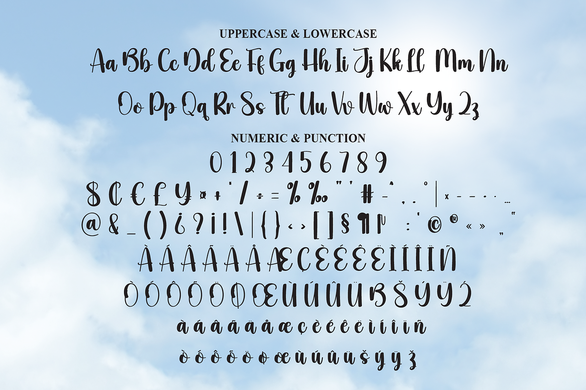 Shine | Script Font, a Handwritten Font by Scratchones (Photo 7 of 9)