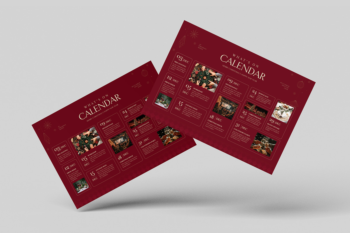Christmas What's On Template, a Flyer Template by BrandPacks (Photo 3 of 4)