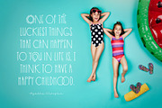 Pooling Around Font, a Sans Serif Font by Denise Chandler (Thumbnail 5 of 7)