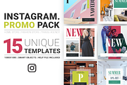 Multipurpose Instagram Promo Pack, a Social Media Template by kleonz (Thumbnail 1 of 4)