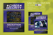 Jimmy - Cyber Security Glitch style, a Flyer Template by Attype (Thumbnail 1 of 4)