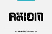 Axiom - Futuristic font, a Font by SelfBuild Type (Thumbnail 1 of 5)
