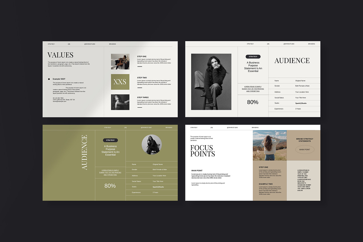 Brand Strategy PowerPoint Layout preview 6