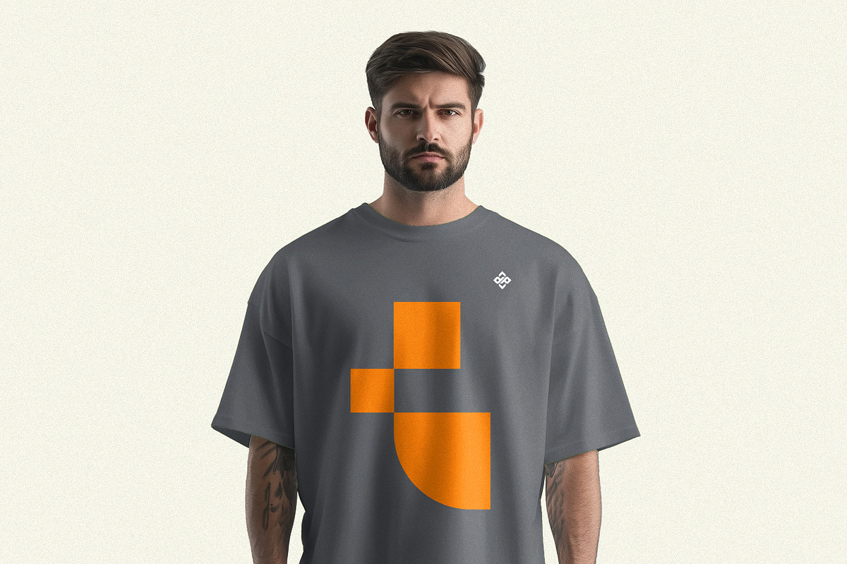 Handsome Men T-shirt Mockup, a Shirt Mockup by INTENTFX (Photo 10 of 12)