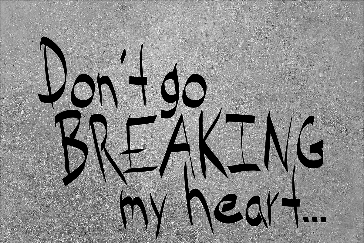 Faux Angst Font, a Handwritten Font by noonsun (Photo 6 of 6)