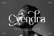 Cyendra || Modern Stylish Serif Font