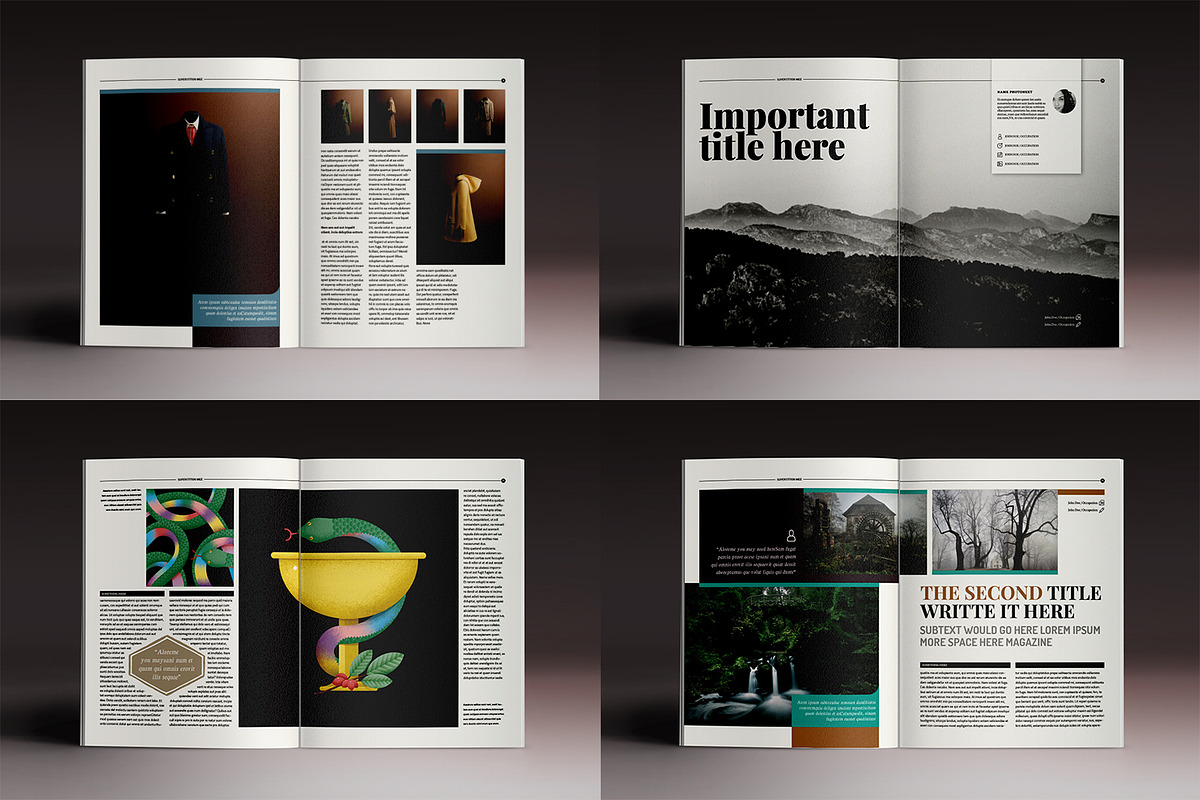 The Sober Magazine, a Magazine Template by Luuqas Design (Photo 6 of 15)