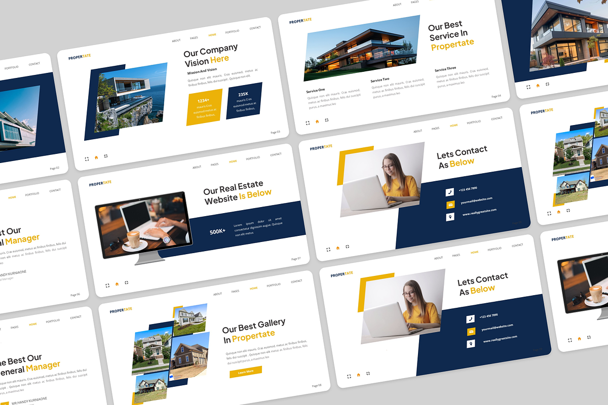 Real Estate Presentation PowerPoint, a Presentation Template by Annora Studio (Photo 4 of 5)