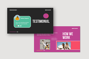 Magenta Powerpoint Template