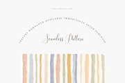 Kids Vintage Stripes Seamless Patter, a Pattern Graphic by Pati Charm Studio (Thumbnail 2 of 7)