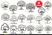 Tree Vector Bundle Forest silhouette, an Object Illustration by ARTify Illustrations (Thumbnail 1 of 3)