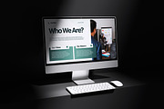 iMac Screen Mockup, a Wearable Device Mockup by graphicstory (Thumbnail 3 of 4)