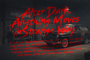 Huntwakes Midnight Slash Grunge font, a Handwritten Font by HypeWorksCo (Thumbnail 10 of 15)