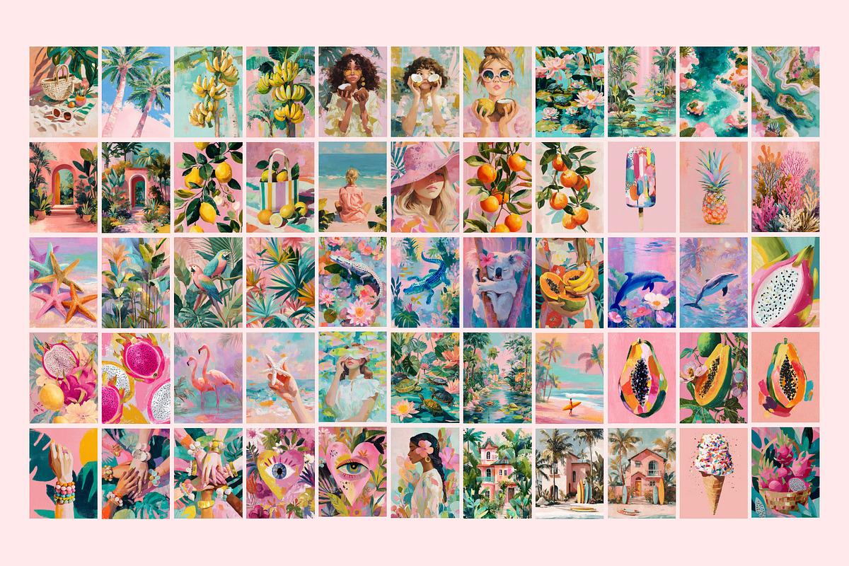 112 Tropical Prints Gallery, a Background Graphic by Feelsoul (Photo 13 of 14)