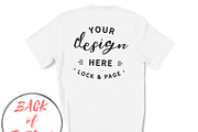 Back Of T-Shirt BC3001 Mockup Bundle, a Shirt Mockup by lock and page (Thumbnail 2 of 88)