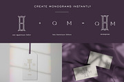 Tulipa Monogram Font, a Font by Haute Papier (Thumbnail 4 of 6)