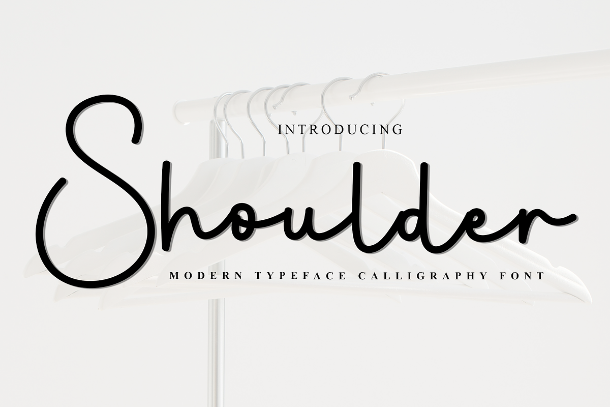Shoulder, a Handwritten Font by FreshTypeINK (Photo 1 of 8)