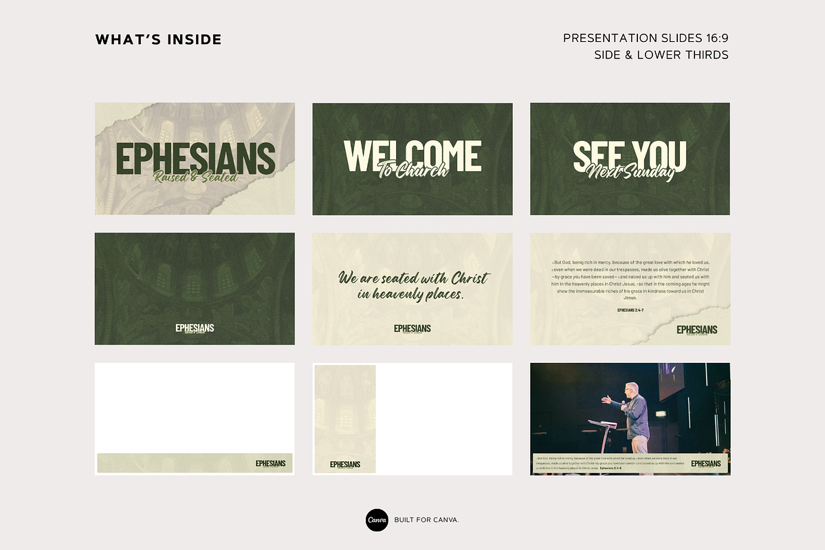 Ephesians Sermon Series Bundle, a Presentation Template by Michael Peretti Studios (Photo 3 of 9)