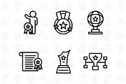 30 reward line icon, an Outline Icon by khalwa.studio (Thumbnail 3 of 3)