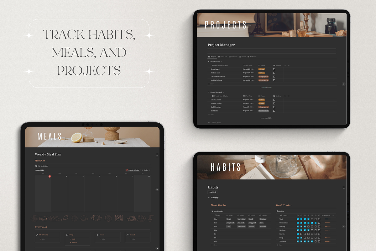 Notion Life Planner, an App Template by Asha Glenn Design Studio (Photo 7 of 10)
