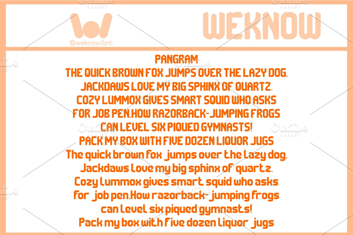 Snack Bite font, a Font by weknow (Photo 6 of 8)