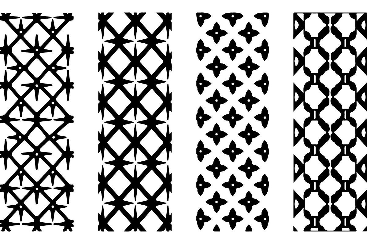 Geometric Pattern Panel Set, an Object Graphic by abu67222 (Photo 10 of 13)