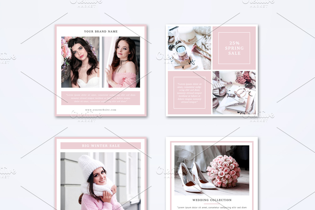 Social Media Templates Set, a Social Media Template by NM-Design-Studio (Photo 3 of 3)