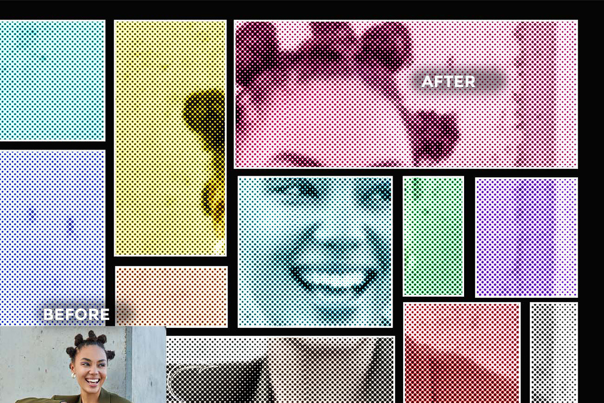 HALFTONE X Experimental Halftone, an Action Add-On by Studio Retouch (Photo 32 of 63)