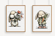 Whimsical Spring Animals Clipart PNG, an Illustration by Libby Wishes (Thumbnail 4 of 5)