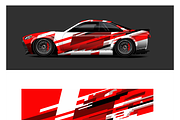 Dynamic Racing Car Graphics, a Sport Illustration by CarWrap design (Thumbnail 1 of 4)