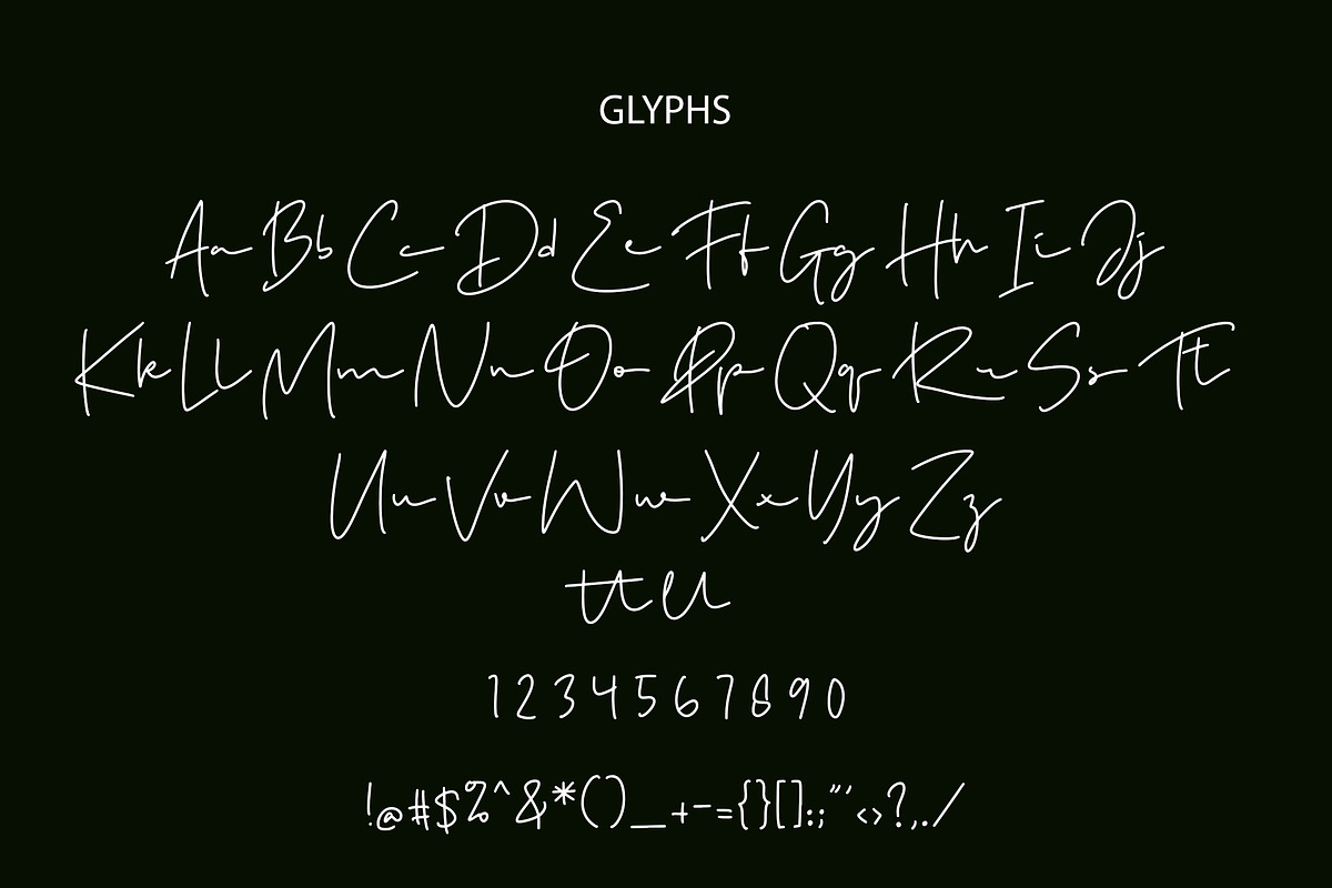Rellond Signature Font, a Script Font by Lythcreative (Photo 8 of 8)