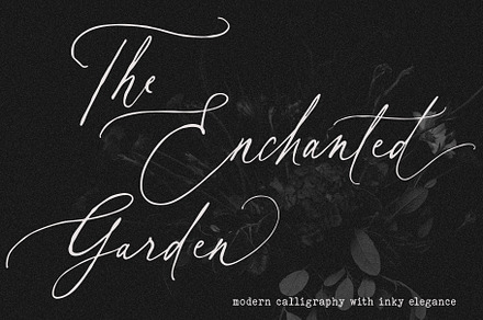 The Enchanted Garden // Calligraphy