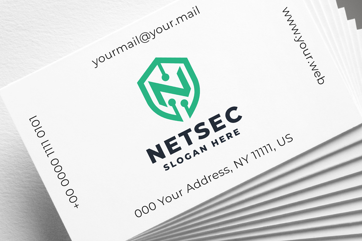 Letter N Network Security Logo, a Branding & Logo Template by Design_Planet (Photo 2 of 3)