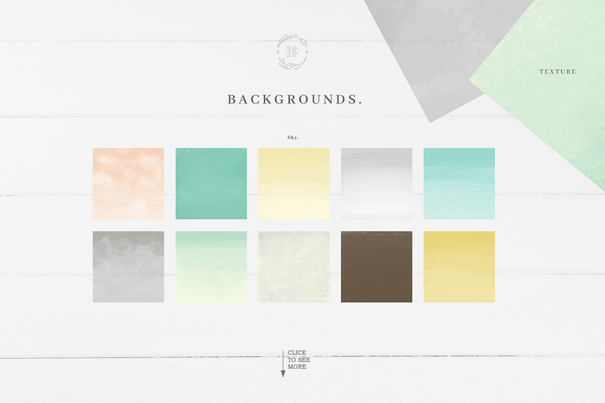Green Flowering Land.Landscape maker, a Texture Illustration by Dinkoobraz (Photo 10 of 11)