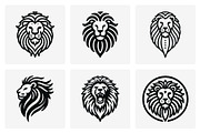 Modern Lion Mascot Logo Bundle, a Branding & Logo Template by Vectorium Studio (Thumbnail 8 of 21)