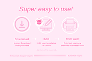 Pink Business Cards Templates, a Business Card Template by Hell Yeah Designs (Thumbnail 2 of 5)