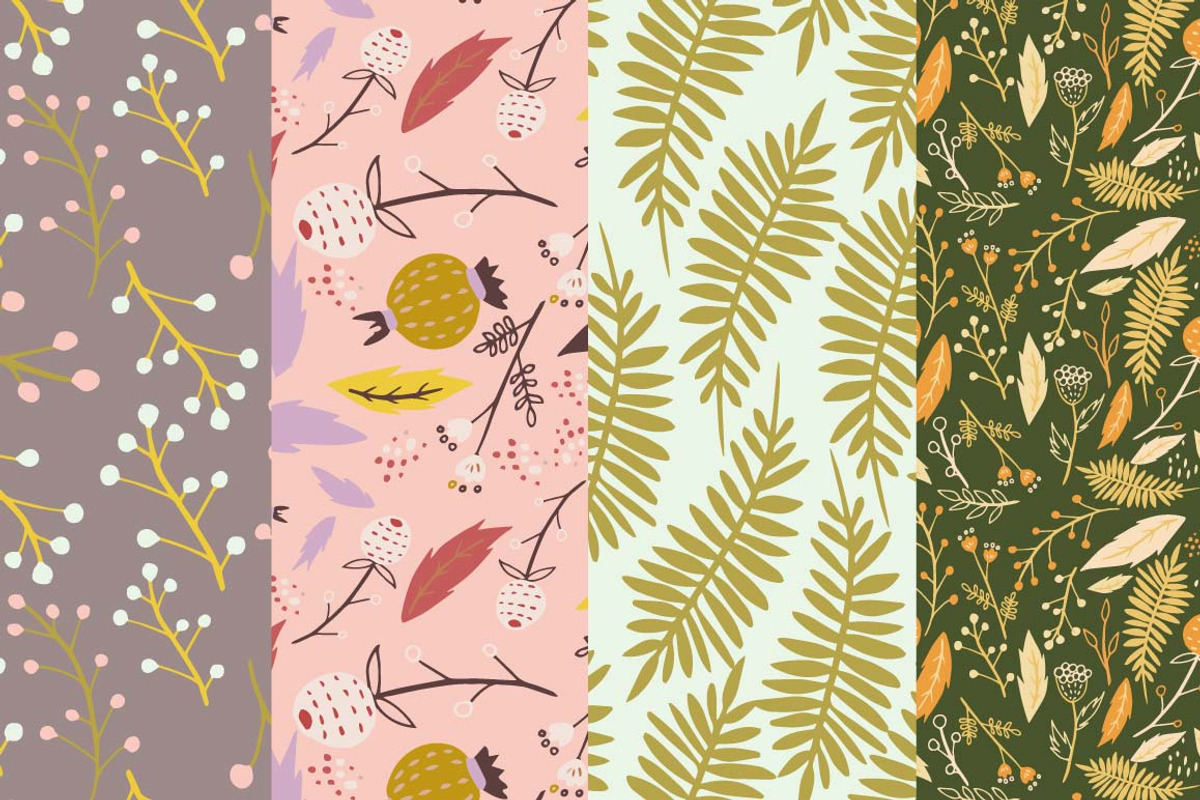 Lovely Garden-Elements & Patterns, a Pattern Graphic by JM_Graphics (Photo 4 of 5)