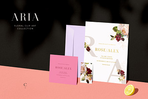 Aria - Romantic Watercolor Florals