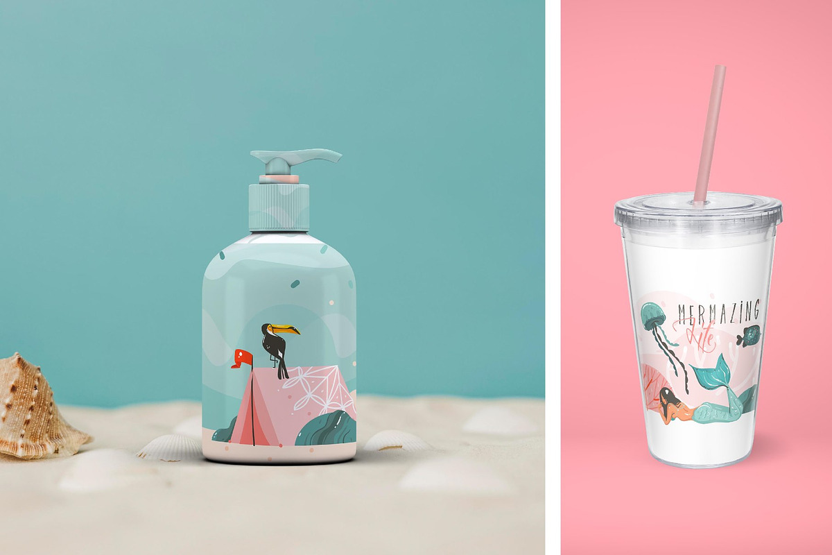 Mermazing Life 30% OFF!, an Animal Illustration by Anastasy_helter (Photo 19 of 21)