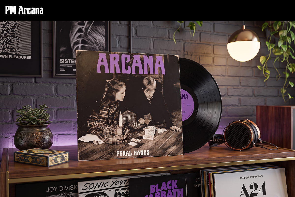 Arcana Psychedelic Fantasy Font, a Sans Serif Font by Paper Moon Graphic Supply (Photo 7 of 7)