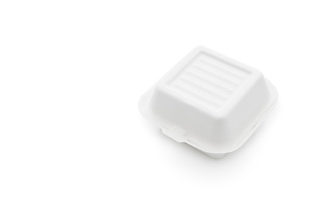 Food box container for delivery or takeout isolated on white bac, a Food & Drink Photo by Asya Nurullina