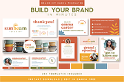Colorful Retro Brand Kit | Canva, a Branding & Logo Template by BrandhavenStudio (Thumbnail 1 of 10)
