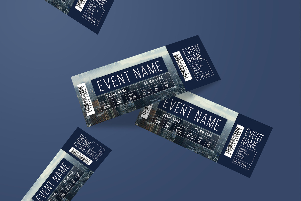 Event Ticket, a Card Template by Guuver (Photo 3 of 3)