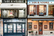 15 Facades and StoreFrontsV2 MockUps, an Advertising Mockup by Free-PSD-Templates (Thumbnail 6 of 7)