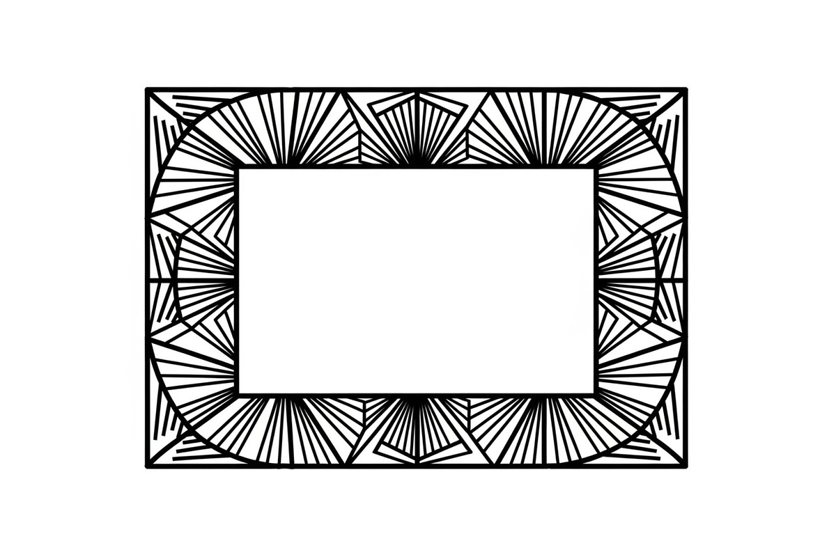 Art Deco Geometric Frame Bundle, an Illustration by jahid234 (Photo 9 of 31)